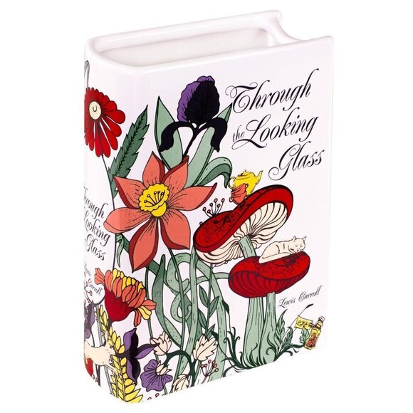 Through the Looking Glass Large Book Vase - Picture 1 of 4